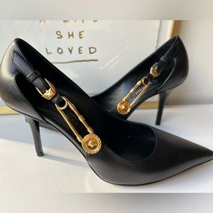 Safety Pin Heels by Versace